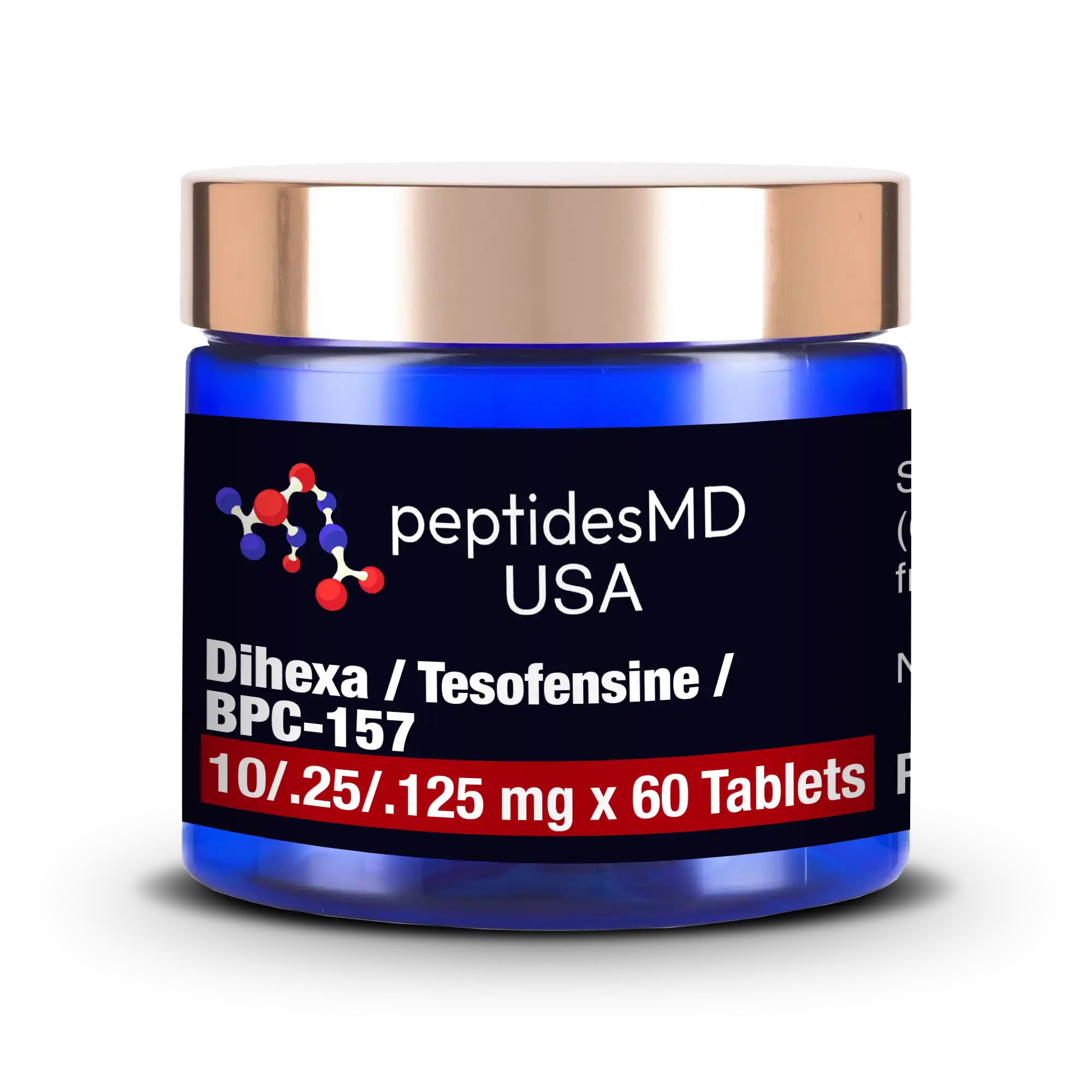 Brain Blend - Dihexa (10mg) / Tesofensine (250mcg) / BPC-157 (125mcg) x 60 Tablets