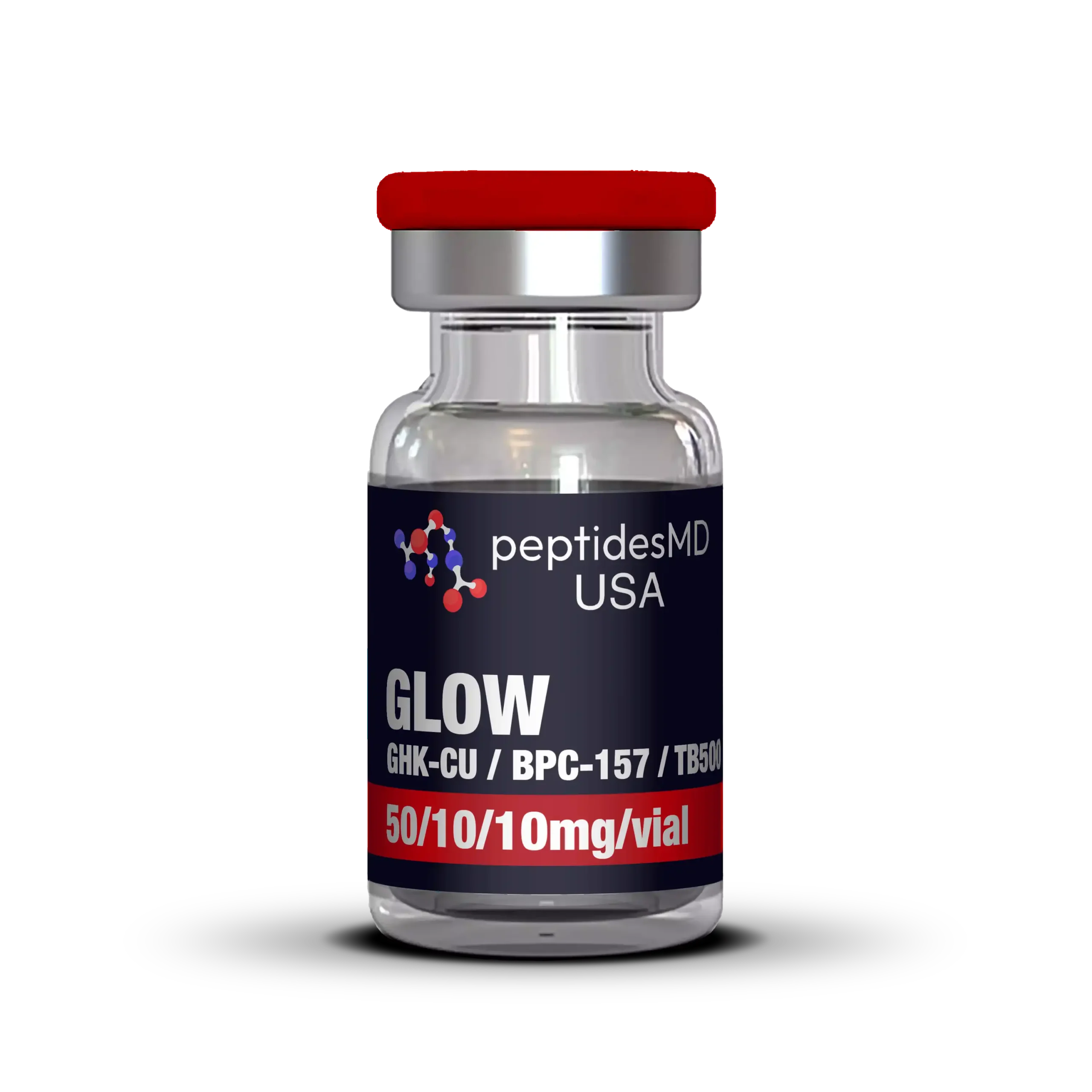 GLOW GHK-CU (50mg) / BPC-157 (10mg) / TB500 (10mg)